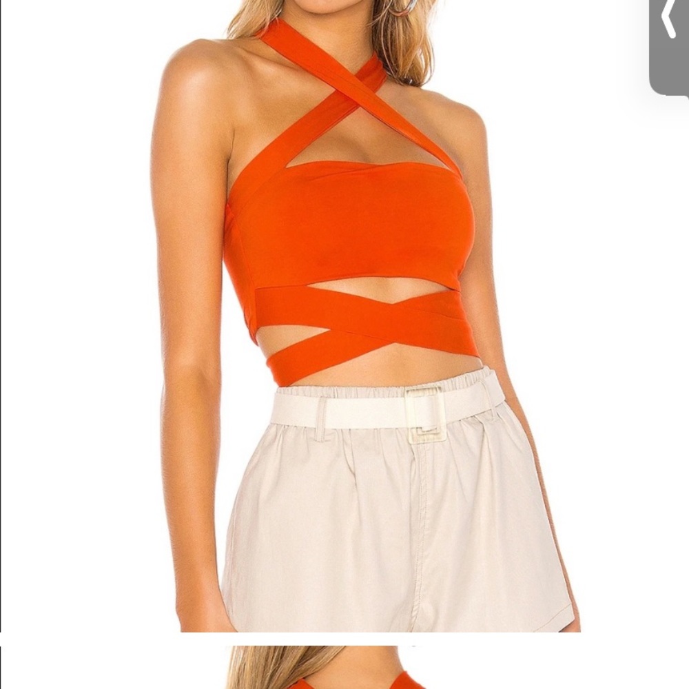 Superdown Elva halter tie top, new with tags. Size small.